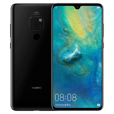 

Huawei HUAWEI Mate 20 Kirin 980AI smart chip full screen super macro image large wide angle Leica three photo 6GB128GB bright black full Netcom version dual 4G mobile phone