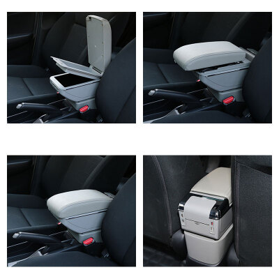 

Vtear For Toyota fj cruiser armrest box USB Charging heighten Double layer central Store content cup holder ashtray accessories