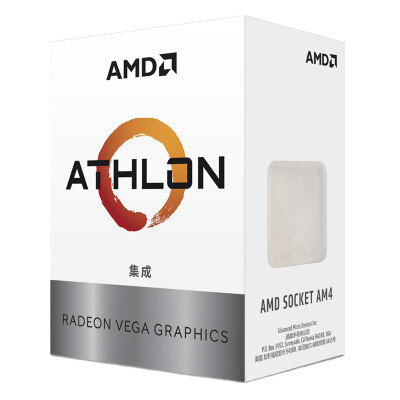 

AMD Athlon 200GE processor with Radeon Vega Graphic 2 core 4 thread AM4 interface 32GHz boxed CPU