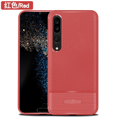 

Fivice HUAWEI P20 PRO case luxury silicone anti-fall lychee protective cover