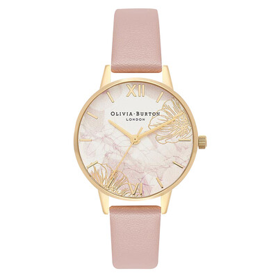 

Olivia Burton Womens Watch OB Womens Watch Anemone Flower Watch Trendy Quartz Watch OB16VM31