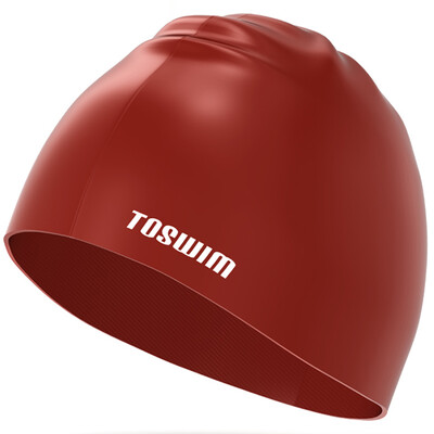 

TSIWIM (TOSWIM) TS314001 ergonomic 3D stick type swimming cap brown