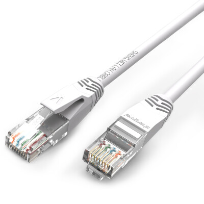 

Win shengwei LC-2010H white super 5 network cable pure copper finished cable 1 m eight core twisted pair computer notebook network cable color RJ45 network jumper