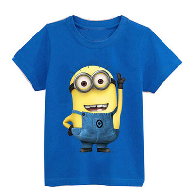 

Cartoon figure children minions clothes costume childrens clothing t shirts for Kids BOXXTY
