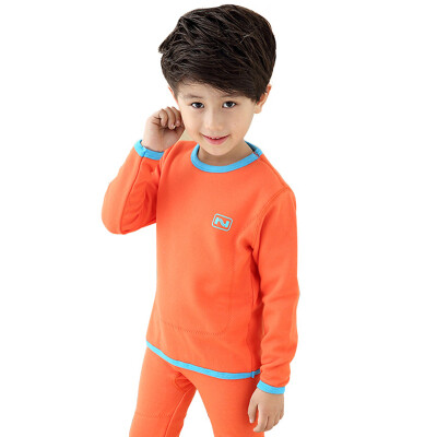 

Antarctic Nanjiren children&39s underwear boys&girls gold cashmere warm warm warm underwear knee knot plus thickening Qiu Qiuqiu pants suit treasure blue 120