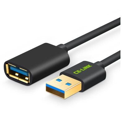 

CE-LINK 2488 USB3.0 высокоскоростная удлинительная линия от мужчины к женскому 2 метра AM / AF кабель для передачи данных удлинительный кабель удлинительный кабель U диск мыши клавиатура удлинитель черная
