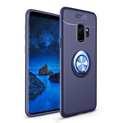 

Fivice Samsung Galaxy S9 case TPU metal ring shell magnetic bracket soft shell
