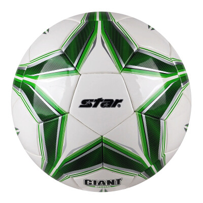 

STAR World wear-resistant PU seamless machine bonding football SB5395C-16 green models