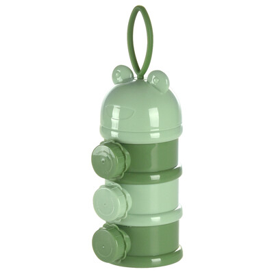 

Babycare milk powder box portable out baby milk powder food fruit storage box 4380 dark green