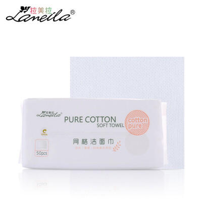 

Latin American B248 50 piece cotton disposable face towel mesh cleansing towel remover cotton towel travel beauty towel