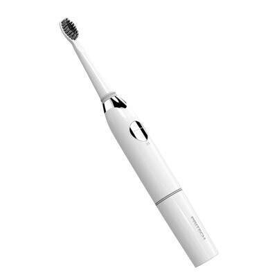 

Pritech Apple Electric Toothbrush Adult Sonic Vibration Toothbrush ES-1054 White Alternative Brush Head1