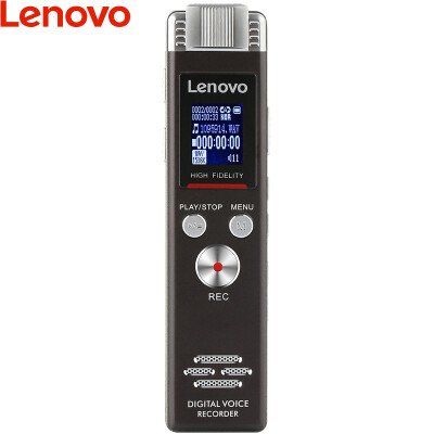 

Lenovo Lenovo recording pen professional linear PCM HD lossless recording one-button boot time stamp T-MARK bookmark learning business meeting interview B613 32G silver