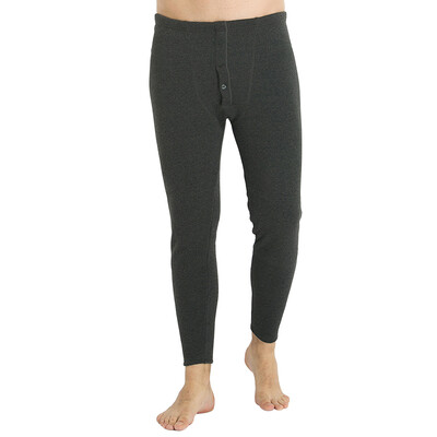 

Little nurse thermal underwear men&women thickening plus velvet one piece high waist long pants warm pants ZTK001 thick knee pads men - Shenhua gray XL 175105