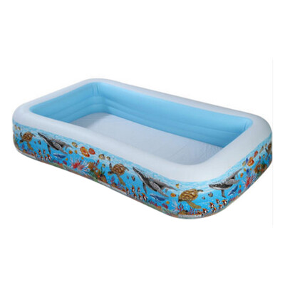 

INTEX Inflatable Pool Rectangular Family Pool Play Pool