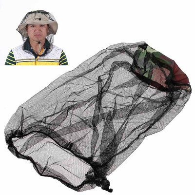 

Outdoor sports Anti-mosquito Mask Hat Mesh Face Protection Mosquito Head Net for Fishermen hunter