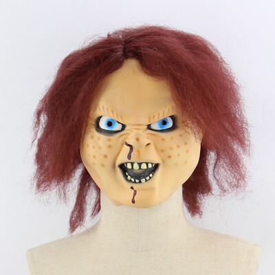 

Halloween funny wretched man mask funny horror latex clown mask wig