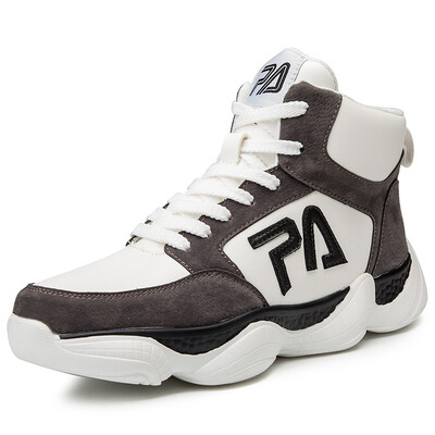 

Mens sneakers high to help mens Korean version of the trend of wild Gaobang basketball shoes hip hop shoes running shoes mens t