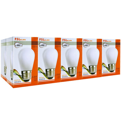 

Foshan Lighting FSL LED Bulb Big Screw E27 Energy Saving Lamp 28W Warm White 2700K Pearl 10 Pack