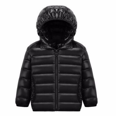 

children jacket Outerwear Boy&Girl autumn Warm Down Hooded Coat teenage parka kids winter jacket 2-13 years Dropshipping