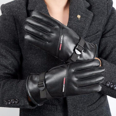 

brand winter mens gloves imitation fur furry lining warm&comfortable outdoor cycling tour needs 2018 new discount hot