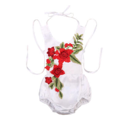 

AU Stock Newborn Baby Girls Clothes Floral Romper Jumpsuit Bodysuit Outfits Set