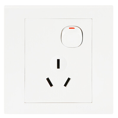 

Schneider Schneider switch socket socket panel 16A three-hole air conditioning socket with switch excellent series white