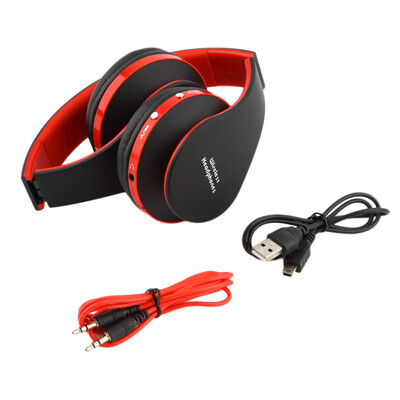 

Foldable Wireless Stereo Bluetooth Headset For iPhone Cellphone PC Laptop