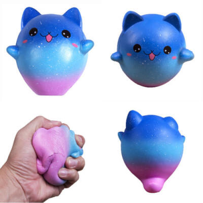 

115CM Jumbo Squishy Cup Cat Galaxy Slow Rising Cream Scented Gift Soft Kids Toy