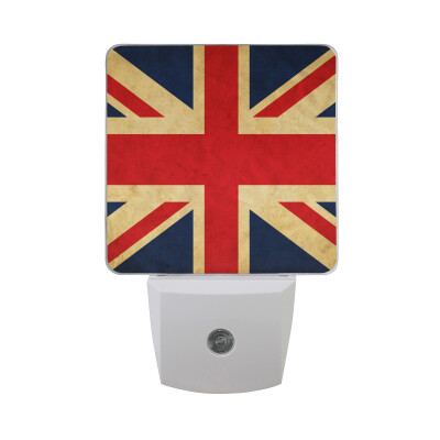 

ALAZA LED Night Light With Smart Dusk To Dawn SensorUnion Jack Wall Plug In Night Light