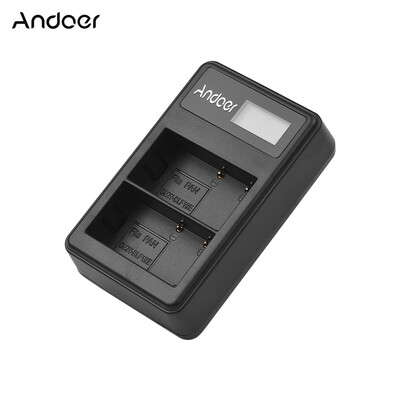 

Andoer LCD2-BLF19 LCD Dual Camera Battery Charger for Panasonic Lumix GH3 GH4 GH5 DMC-GH3 DMC-GH4 DMC-GH5 Camera