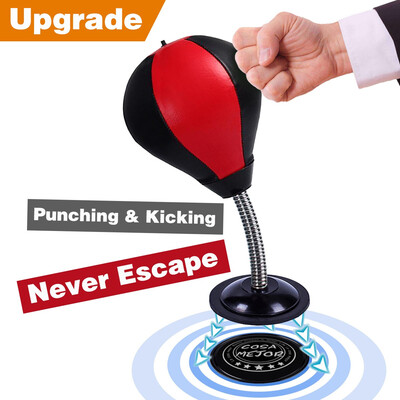 

Desktop Punching Bag Attached Anywhere for Stress ReliefBoxing&Kicking TrainingFocus Training Great Gift ideas