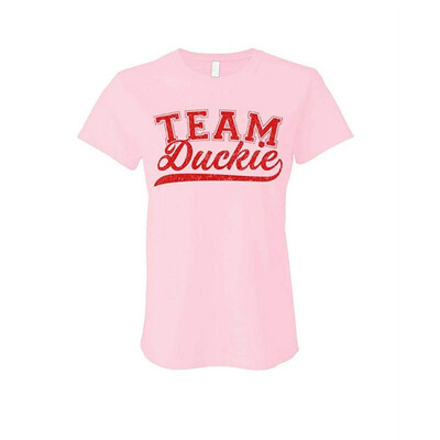 

The Goozler Team Duckie - Mallard Blane Pink Doctor - Ladies Cotton T-Shirt
