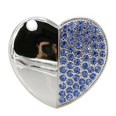 

4GB 8GB 16GB 32GB 64GB 128GB Crystal Heart Model USB Flash Drive Memory Stick USB Stick USB Drive USB Flash Disk U Disk Flash Card