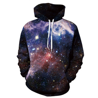

QYDM010Mens Hoodie 3D Printed Women Pullover Sweater