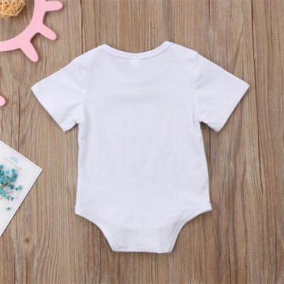 

Newborn Toddler Baby Boys Girls Cotton Romper Jumpsuit Bodysuit Outfits Clothes