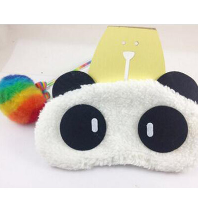 

Cute Cartoon Panda Style Blindfold Plush Fabric Shade Sleep Eye Mask