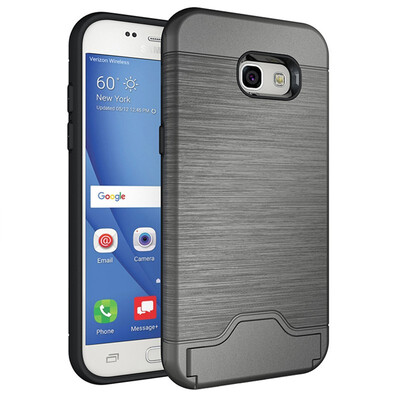 

Fivice Samsung A5 2017A520 Case TPU all-inclusive anti-drop brushed card with bracket mobile phone case