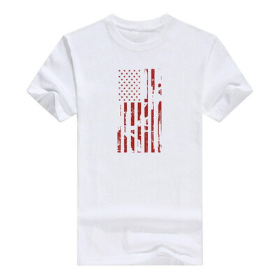 

American Flag Hip-Hop Printing t-Shirt For Men