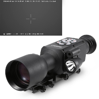 

Digital Night Vision Riflescope Hunting Nightshot Monocular Rang Finder Ballistic Computer Scope 1080p Video Photo Wifi GPS Rifles