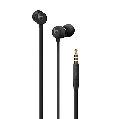 

Inside Beats urBeats3 In-ear headphones wired headset mobile phone headset 35mm interface three-button remote control with wheat - black lite version