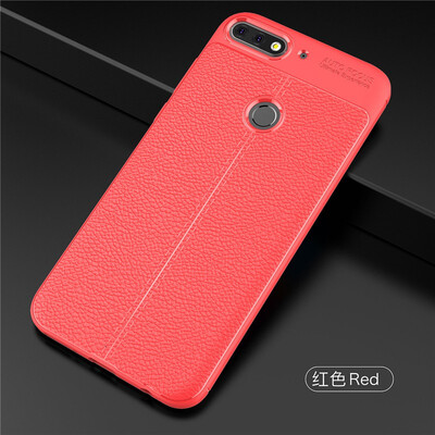 

Fivice Huawei Y7 Prime case Luxury leather TPU silicone anti-fall soft shell phone case