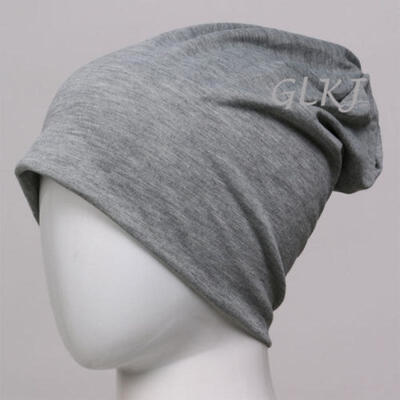 

Mens Womens Winter Skull Chunky Knitted Beanie Reversible Baggy Cap Warm Hat