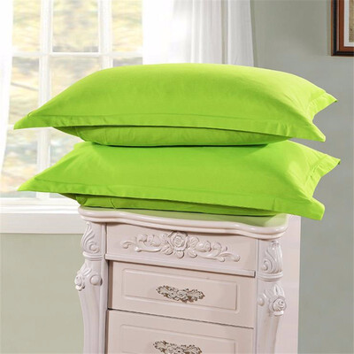 

High Quality 2 Pieces Gray Solid Color Pillow Case 100 Cotton Bed Pillowcase 48cmx74cm Pillow Cover Super Soft Pillow Sham