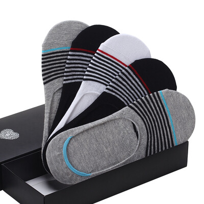 

Nanjiren men socks leisure spring&summer Lingge invisible business sports boat socks 5 pairs