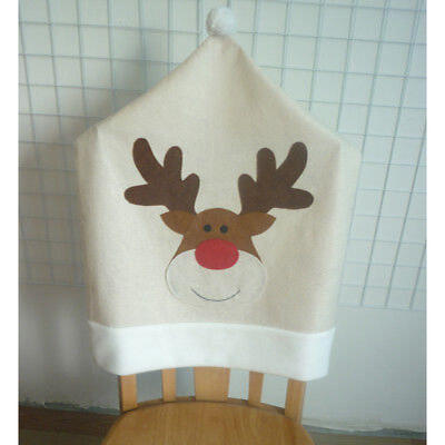

Christmas Santa Clause Hat Dining Chair Back Covers Party Xmas Table Decorations