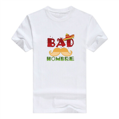 

Bad Hombre Anti-Trump Graphic Mens T-Shirt