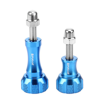 

PULUZ PU144 Aluminum Skeletons Rod Thumb Knob Stainless Bolt Nut Screw Set For Action Sport Camera Photography Accessories Gold