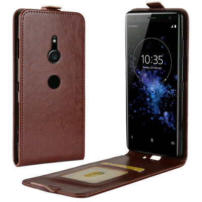 

for Sony Xperia XZ3 WIERSS Flip Leather Case for Sony Xperia XZ3 Retro Wallet Case Leather Cover Cases Fundas Capa