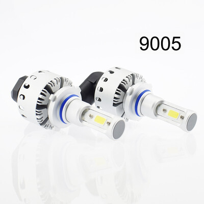 

1Pair Automobile 12v 90w 7p led Headlamp 6500k Spotlight COB LED fog lights Headlights 9006 9005 H1 H4 H7 H11 Auto Front Lamp