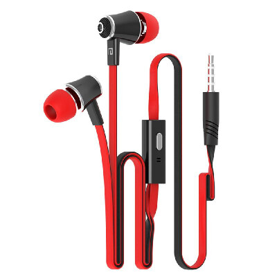 

LANGSDOM JM21 Wired In-ear Earphones Stereo Gaming Headsets Headphones with In-line Contol & Microphone for iOS Android Phones Bla